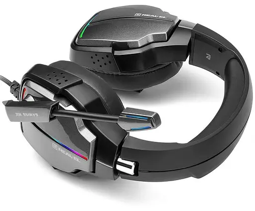 Ігрова гарнітура Real-EL GDX-7680 Black (GDX-7680 Black) - фото 7