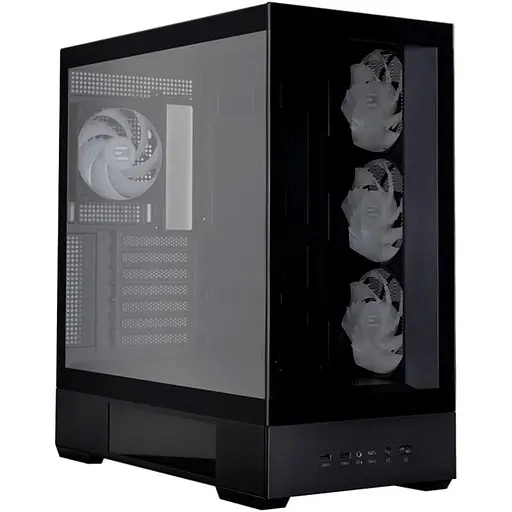 Корпус Zalman P40 DS ARGB Reverse без блока питания, черный (P40DSBLACK) - фото 2