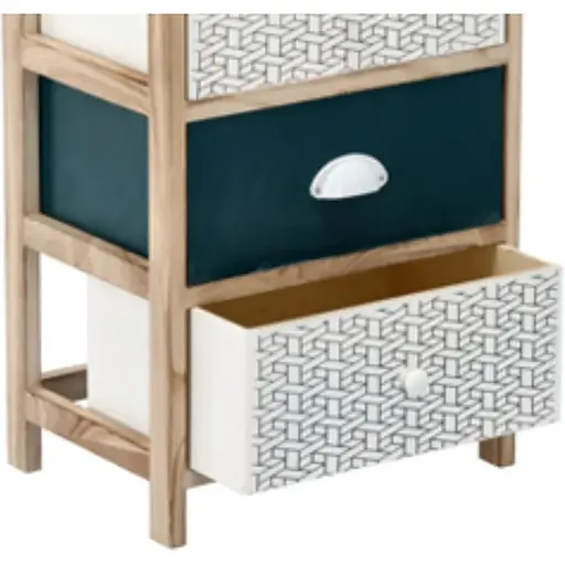 Комод деревянный Chomik Hans на 5 ящиков изумрудный - фото 8