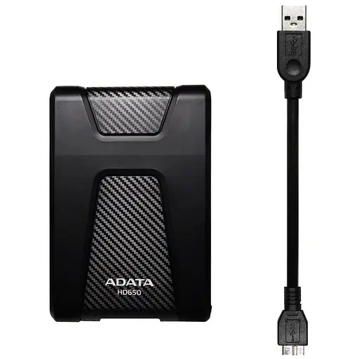Зовнішній жорсткий диск Adata 2TB (AHD650-2TU31-CBK) - фото 4
