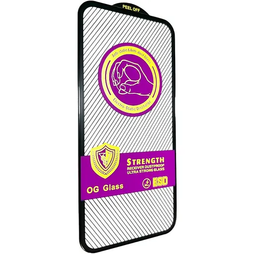 Захисне скло DK для Apple iPhone 14 Plus Ultra Strong V Strength ESD Full Glue 017865 black