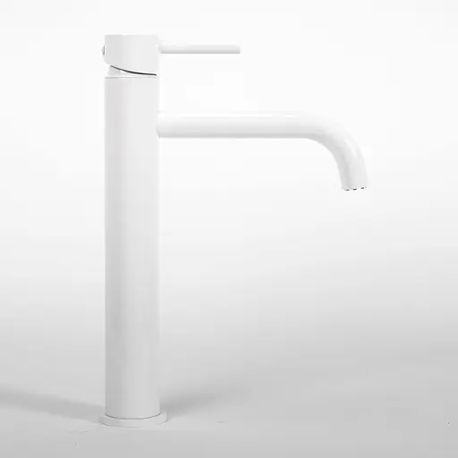 Смеситель для умывальника Rea Lungo высокий white REA-B4400 Белый - фото 6