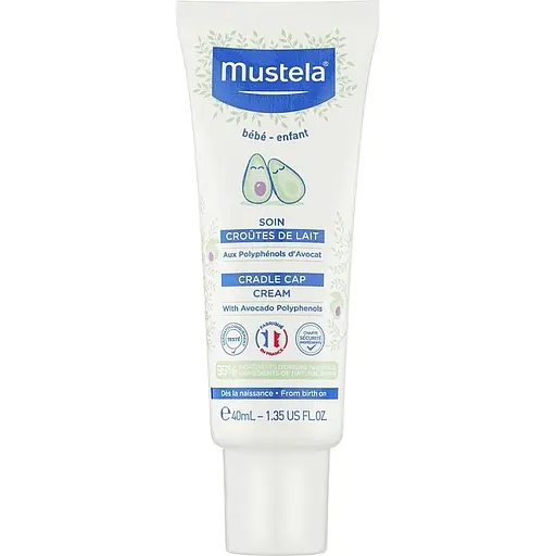 Крем від себорейних кірочок Mustela Bebe Cradle Cap Cream 40 мл - фото 2