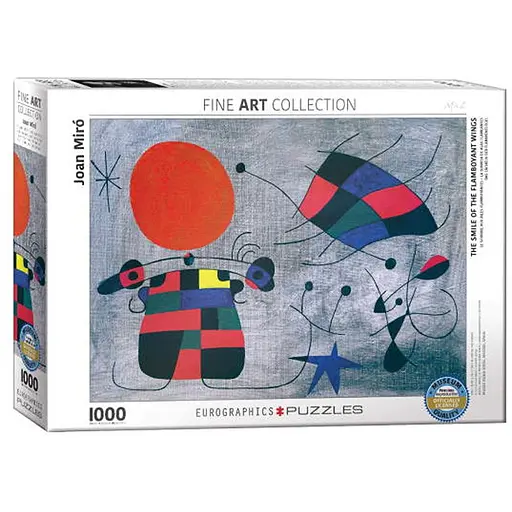 Пазл EuroGraphics Улыбка с ярких крыльев Жоан Миро 1000 эл. (6000-0856) - фото 1