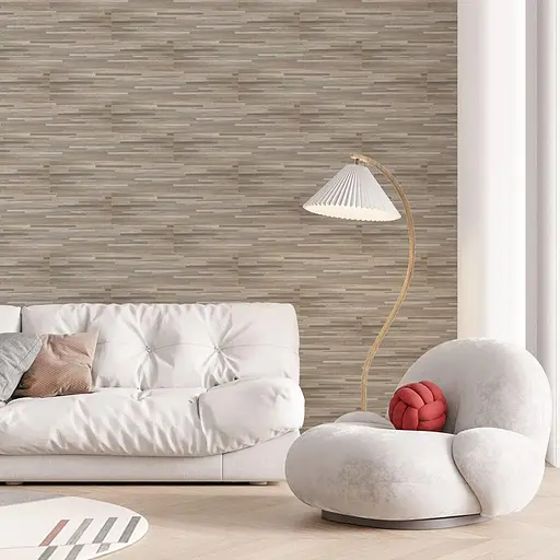 Самоклеющаяся виниловая плитка 152.4х914.4х1.5мм Серо-бежевая, цена за 1 шт. (СВП-008) Матовая SW-00000286 - фото 5