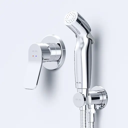 Набор гигиенического душа скрытого монтажа AM.PM X-Joy F40H85A00, Хром - фото 5