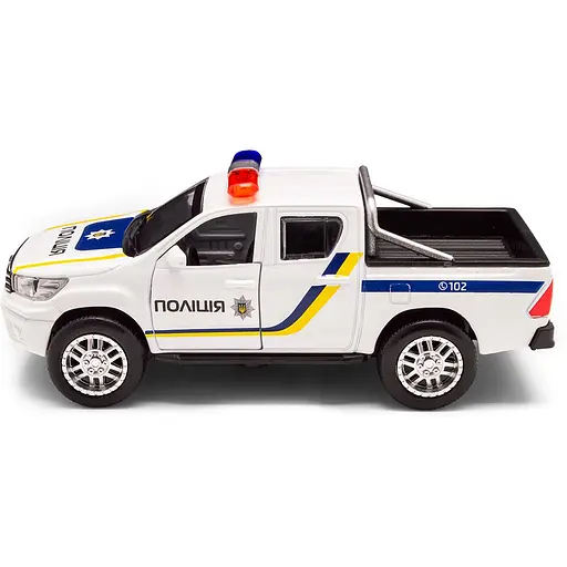 Автомодель TechnoDrive Toyota Hilux Полиция (KM250426) - фото 4