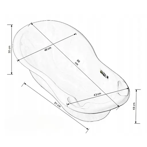 Ванна з набором аксесуарів Tega Baby 102 см yellow - фото 2