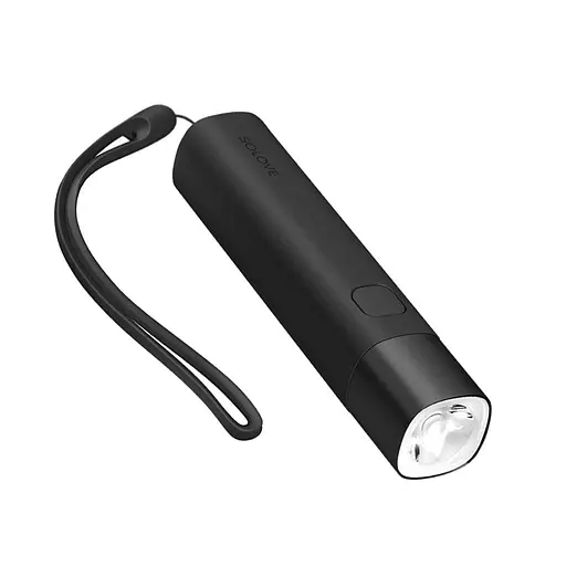 Фонарик аккумуляторный Xiaomi SOLOVE X3S + Power Bank 3000 mAh Black