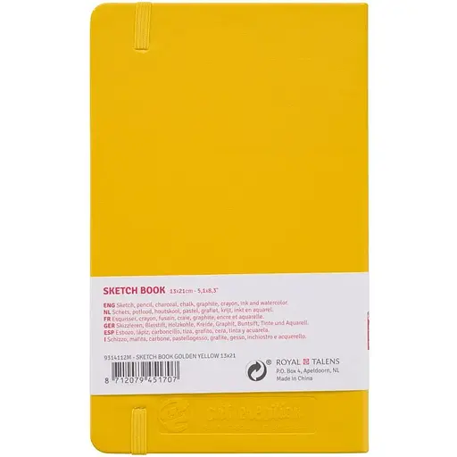 Блокнот для графіки Royal Talens Art Creation А5 (13х21см) 140г/м2 80л Golden Yellow - фото 2