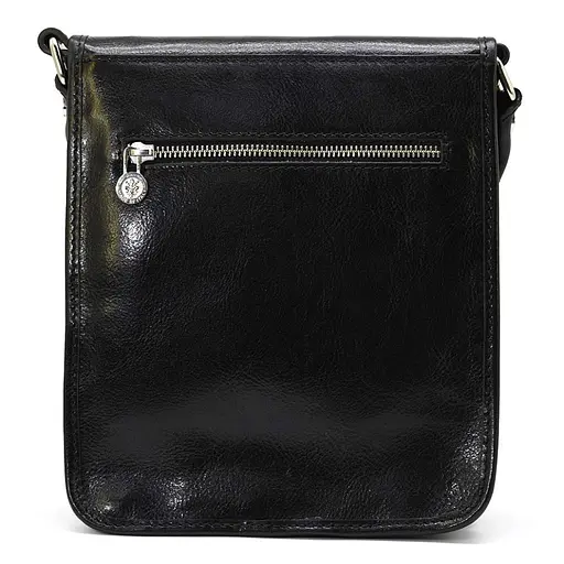 Кожаная мужская сумка через плечо Firenze 26х22х8 см sum0025926 - фото 5