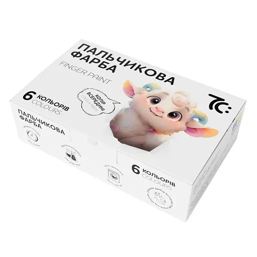 Детский набор пальчиковых красок GAMMA`UA 7C40601, 6 цветов - фото 3