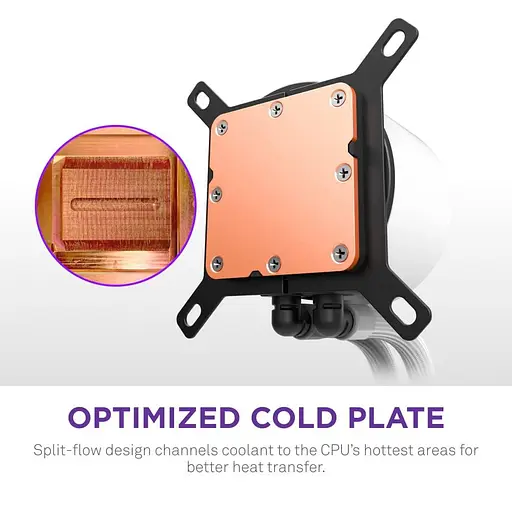 СВО NZXT Kraken Plus RGB V2 360mm White (RL-KR360-W2) - фото 7