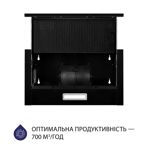Вытяжка телескопическая Минола HTL 5214 BLF 700 LED - фото 4