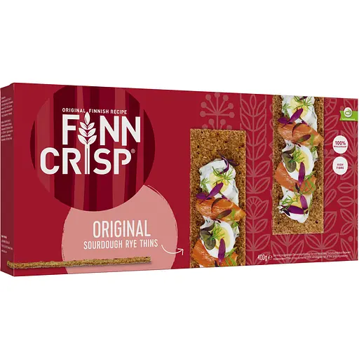 Сухарики Finn Crisp Oringinal taste житні з цілозмеленого борошна 400 г