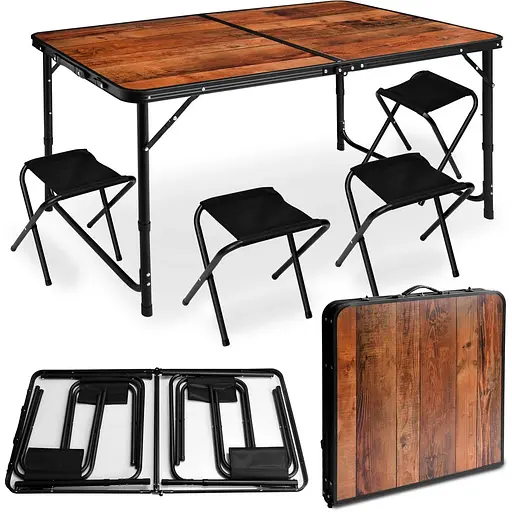 Стол туристический складной со стульями Trip 120x60 - фото 1