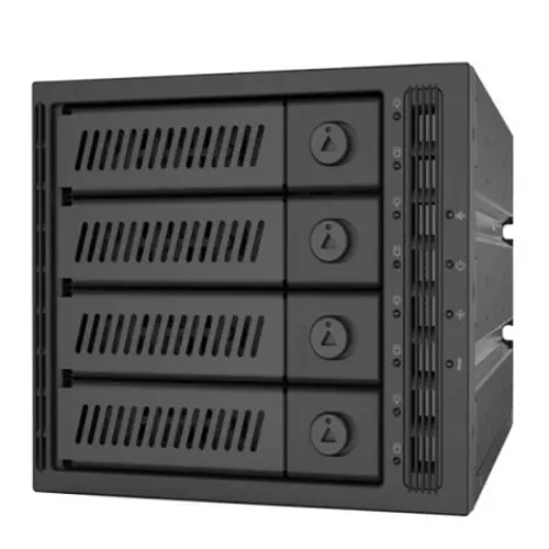 Бекплейн Chieftec CMR-3141SAS 3x5.25" -> 4x3.5" HDDs Hot-Swap Metal - фото 2