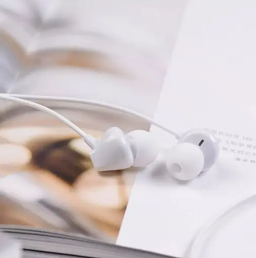 Дротові навушники Hoco M60 Perfect Sound, 3.5mm, 1.2m, Білий - фото 5