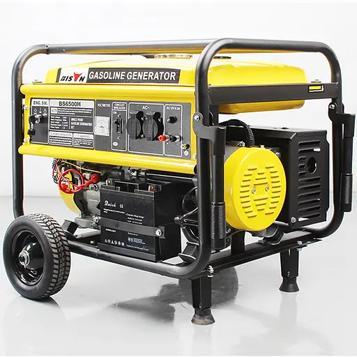 Бензиновий генератор BISON BS6500E 5.5 кВт, 25 л бак - фото 4