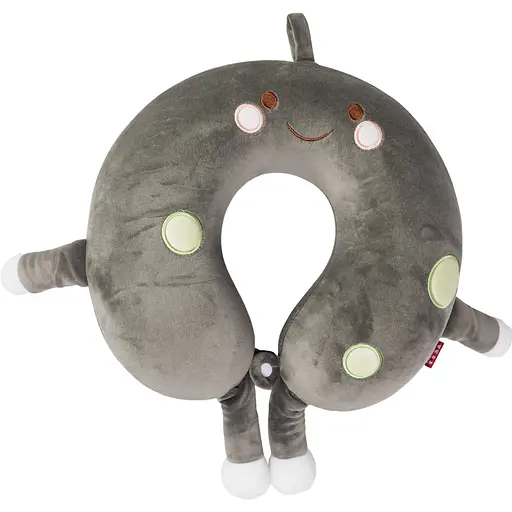 Подушка для шиї Donuts U-подібна сірий HP-56-6OL