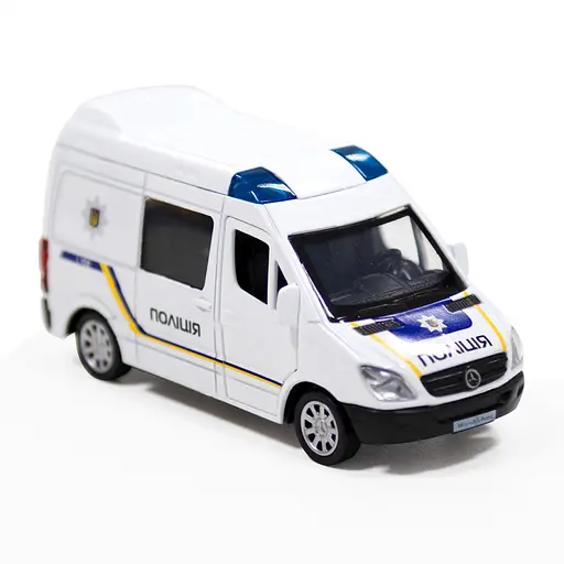 Автомодель детская Полиция MERCEDES-BENZ SPRINTER TechnoDrive 250294 инерционная - фото 4