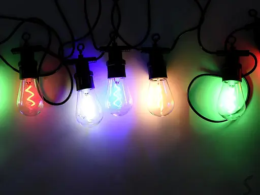 Вулична ретрогірлянда Stenson R95899 IP65 Спіральні лампочки 5 м - фото 6