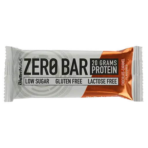 Набір батончик протеїнових BiotechUSA Zero Bar: Chocolate-Banana + Chocolate-Marzipan + Chocolate-Caramel + Cappuccino + Double chocolate 250 г (5 шт. х 50 г) - фото 5