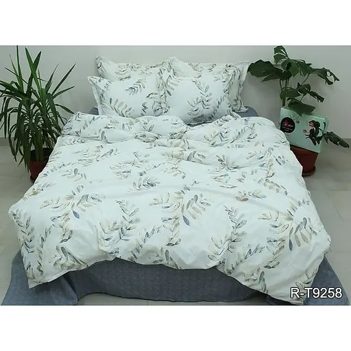 Комплект постельного белья TAG Tekstil с компаньоном 1.5-спальный 000210682 (R-T9258)