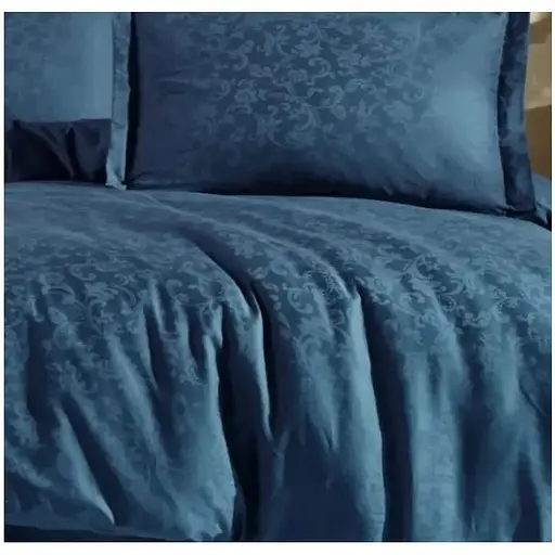 Постільна білизна Tivolyo Home Floral Indigo Жаккард Tivoli Home pbe0051556 - фото 1