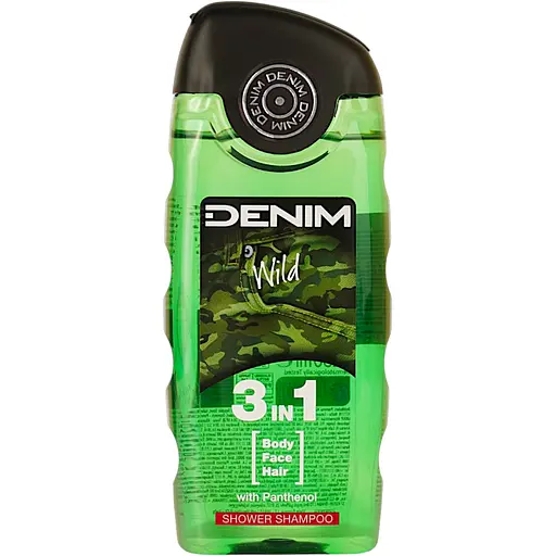 Гель для душу Denim Wild потрійна енергія 250 мл (8008970038957)