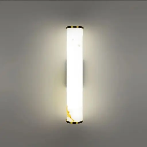 Бра Line F з імітацією мармуру з латунним корпусом Ø6х30 см Арт. WJ366/60*300H - фото 1