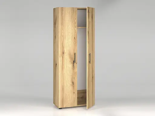 Шафа гардеробна з висувною штангою ОП-901 Orange-Line 700х347х1825 Дуб Евок прибережний - фото 2