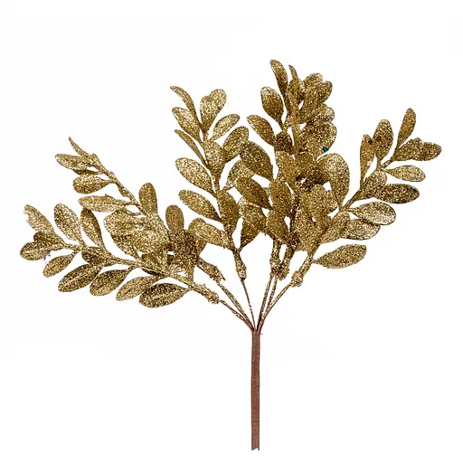 Гілка декоративна Yes! Fun, 26 см, золото, гліттер