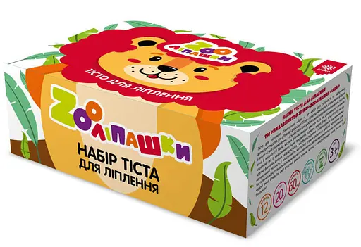 Тесто для лепки ZOOлипашки шоу-бокс "Лев" ZIRKA 140210 (шоу-бокс 12 цветов, 60 стиков по 20 г) - фото 2