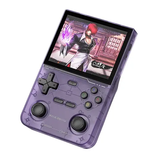 Портативная игровая консоль Kinhank K36 (R36S) Handheld 64GB (фиолетовая) + 16000 видеоигр