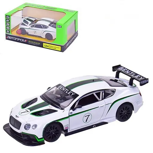 Машина металл АВТОПРОМ 1:24 "Bentley Continental GT3 Concep" 68266A - фото 2