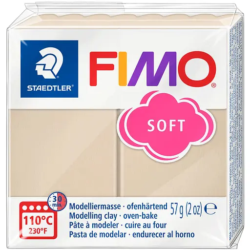 Пластика для біжутерії Soft Сахара 57г Fimo - фото 1