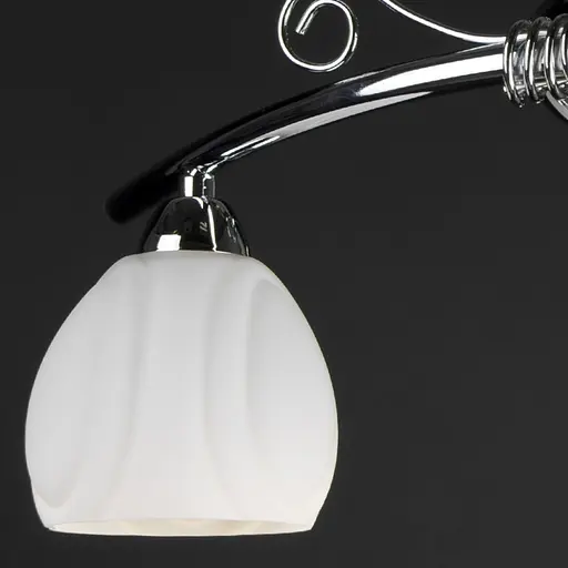 Люстра потолочная Brille для коридора E14 60W CH (LK-522C/3) - фото 6