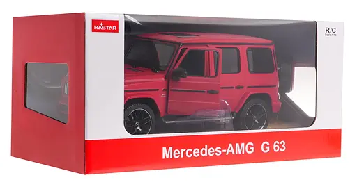 Машинка Mercedes-AMG G63 червоний RASTAR модель 1:14 Автомобіль на дистанційному керуванні + пульт 2,4 ГГц - фото 8