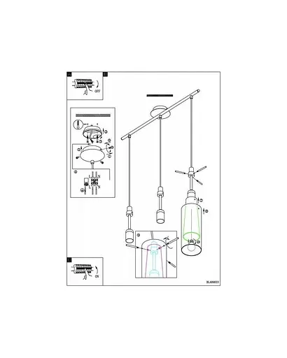 Підвісний світильник Eglo 89833 Pinto - фото 3