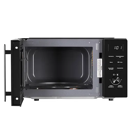 Мікрохвильова піч Ardesto 20л 800Вт гриль дисплей чорний - фото 2