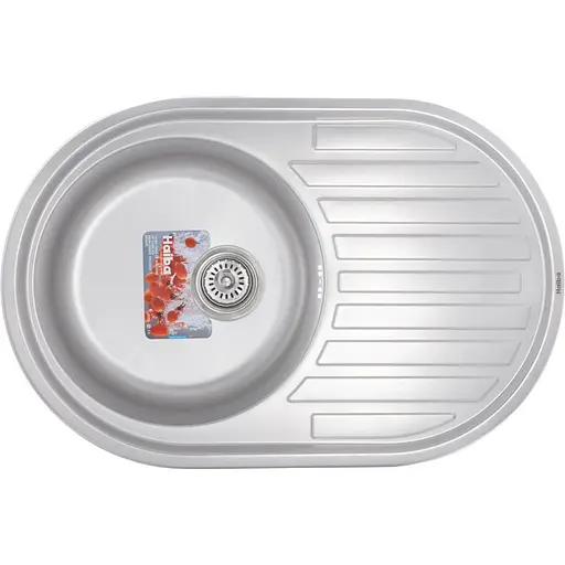 Мойка кухонная HAIBA 77x50 decor (HB0655) - фото 1