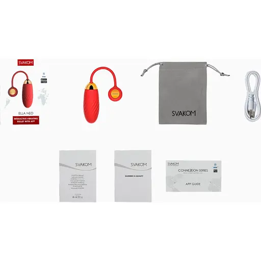 Вібратор Svakom Ella Neo Red SO4859 (104640) - фото 5