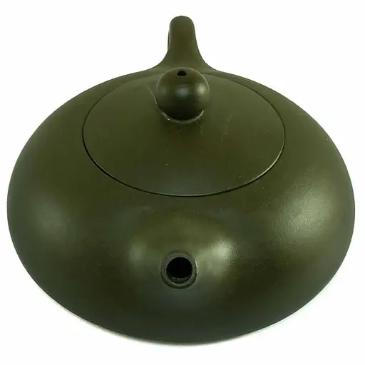 Иссинский чайник Сплющенный Зеленый Си Ши, 200 мл - фото 8