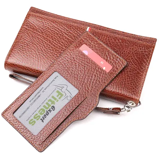 Чоловічий шкіряний клатч KARYA 19,5х10,3х3 см acs0023977 - фото 3