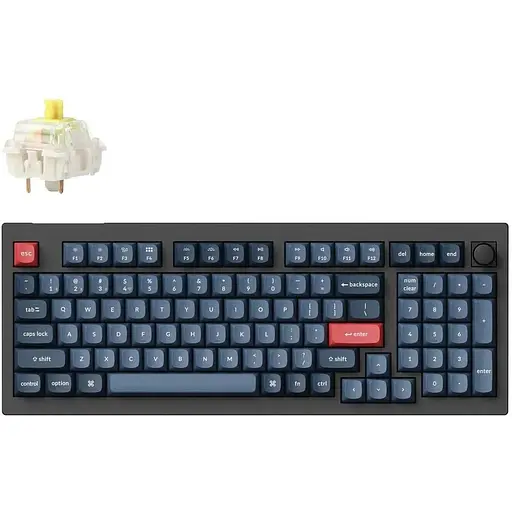 Keychron Клавіатура механічна Keychron V5 Max 100Key EN/UKR, RGB, чорний