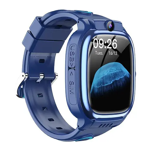 Дитячий смарт годинник Y88 з SIM-картою прослуховуванням GPS трекером камерою та відеодзвінком синій