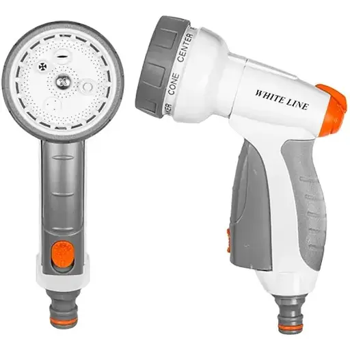 Пістолет для поливу Bradas WATER CLICK WHITE LINE 7 режимів WL-EN53M - фото 1