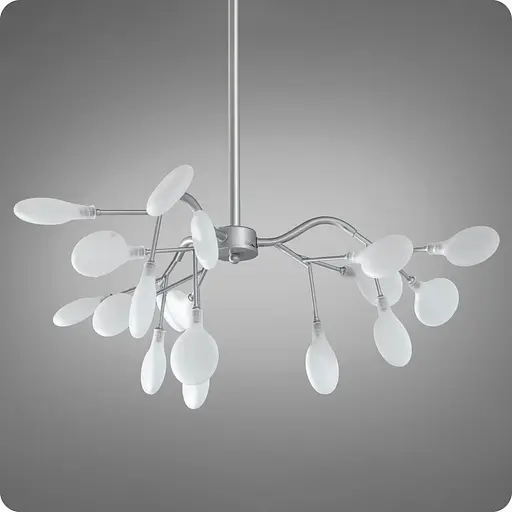 Люстра підвісна 517 Dlight на 18 ламп Хром Сатін (01944) - фото 1