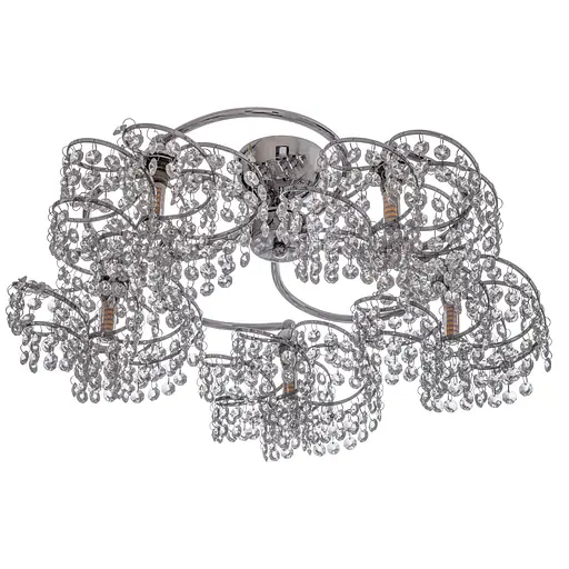 Люстра потолочная Brille галогенная хрустальная G9 40W CH (BR-01 310S/5)